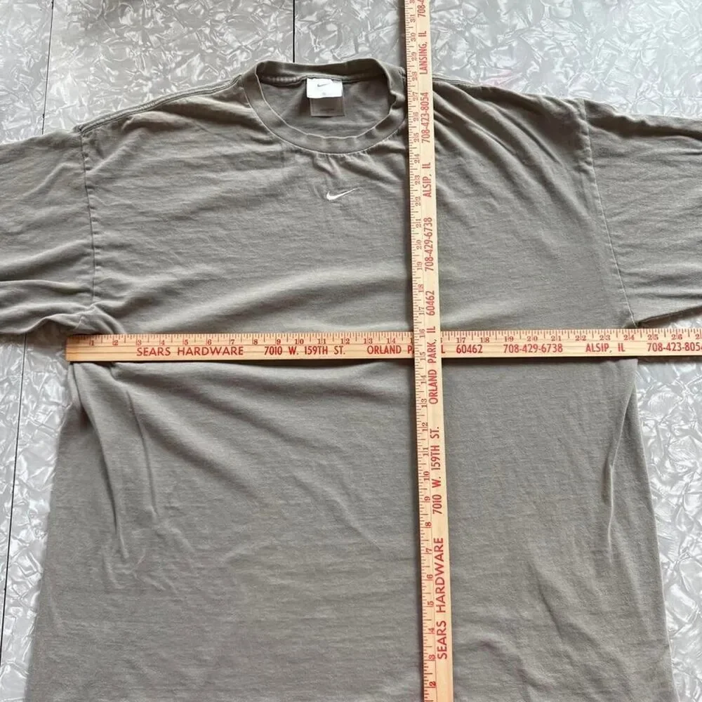 Vintage 90s Nike Center Swoosh Travis Scott Olive Green XL